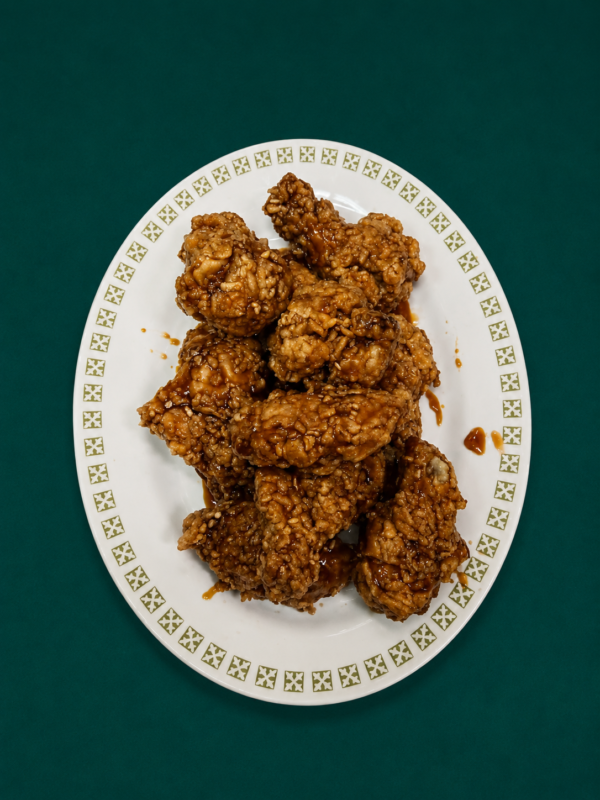Deep Fried Chicken Wings with Honey Sauce